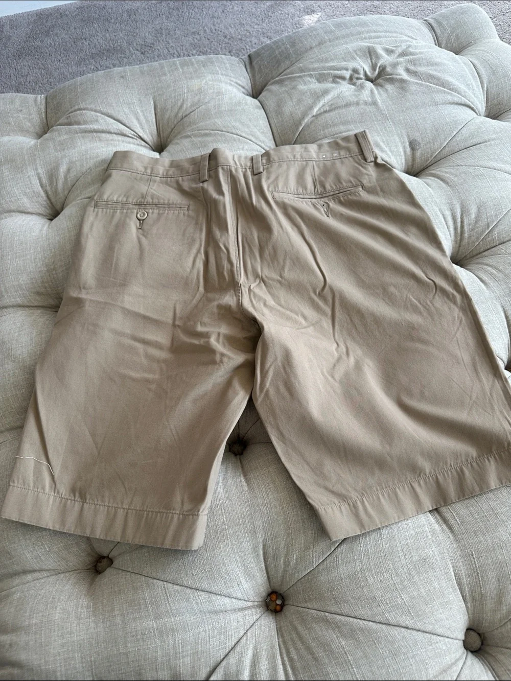 J. Crew Men's Khaki Flat-Front Chino Shorts